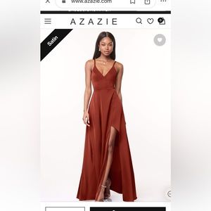 COPY - Azazie Terra cotta dress size 4 (A6)
